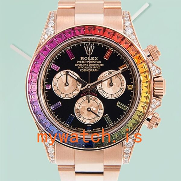 Rolex Daytona 40mm Mens 116595RBOW Oyster Bracelet: Genuine vs. Replica