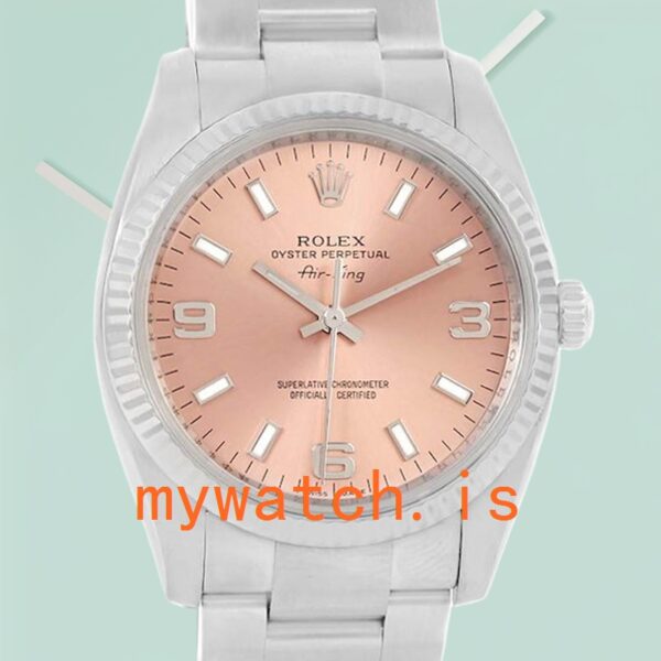Rolex Air-King 36mm 114234PSO Men’s Silver-Tone: A Timeless Masterpiece