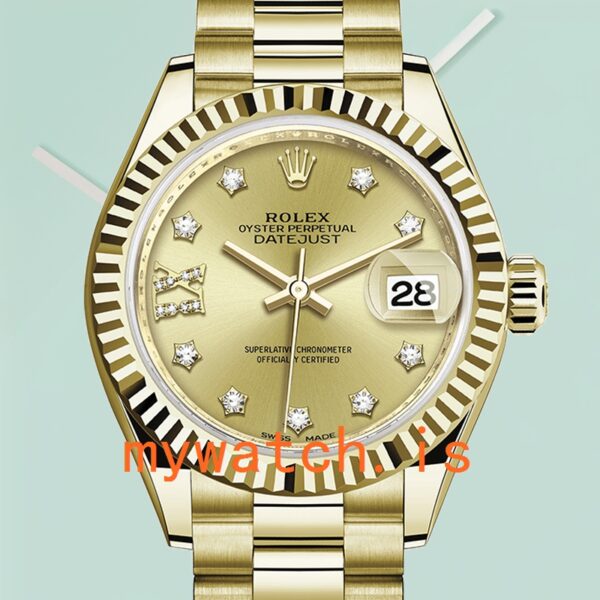 Rolex Datejust 28mm Ladies m279178-0014 Stainless Steel Gold-tone: A Timeless Elegance
