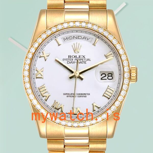 Rolex Day-Date Men’s M118348-0150 36mm Automatic: A Symbol of Prestige and Precision