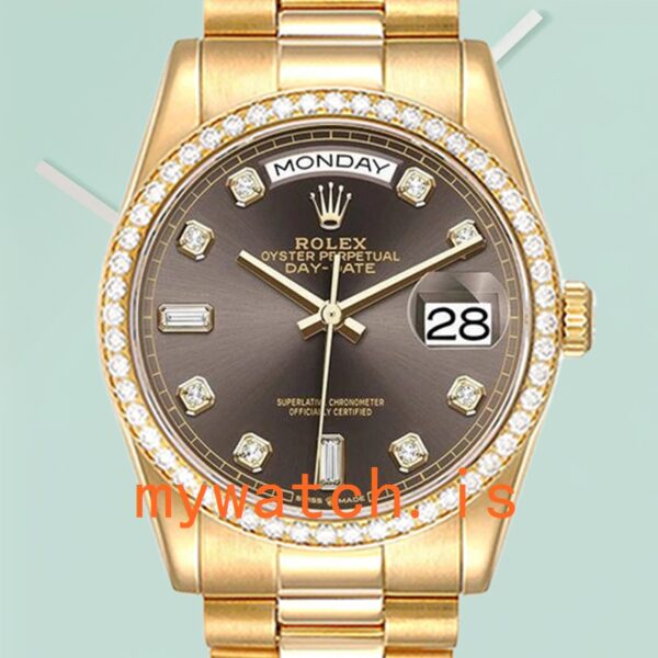 Rolex Day-Date 36mm Men’s M128348RBR-0005 Automatic Gold-tone: A Symbol of Luxury and Precision