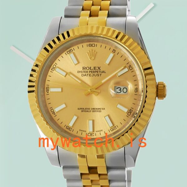 Rolex Datejust 41mm 126333CSJ Mens Champagne Dial Jubilee Bracelet: Genuine vs. Replica