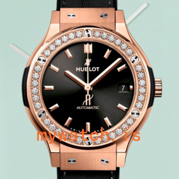 Hublot Classic Fusion Ladies 565.OX.1480.LR.1604 33mm Rose Gold-tone: Authentic vs. Replica