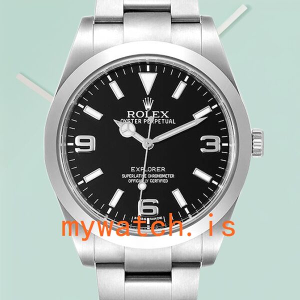 Rolex Explorer Men’s 39mm m214270-0003 Silver-tone Automatic: Genuine vs. Replica Analysis